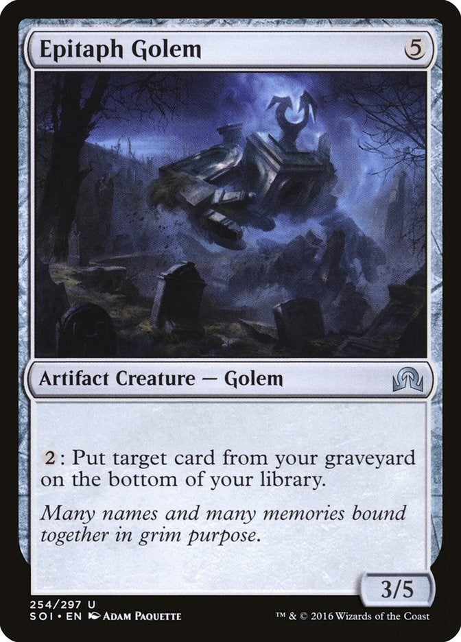 Epitaph Golem (254) (Shadows over Innistrad)