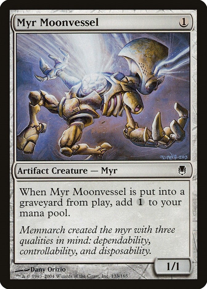Image for Myr Moonvessel (133) (Darksteel) (DST) - Magic: The Gathering