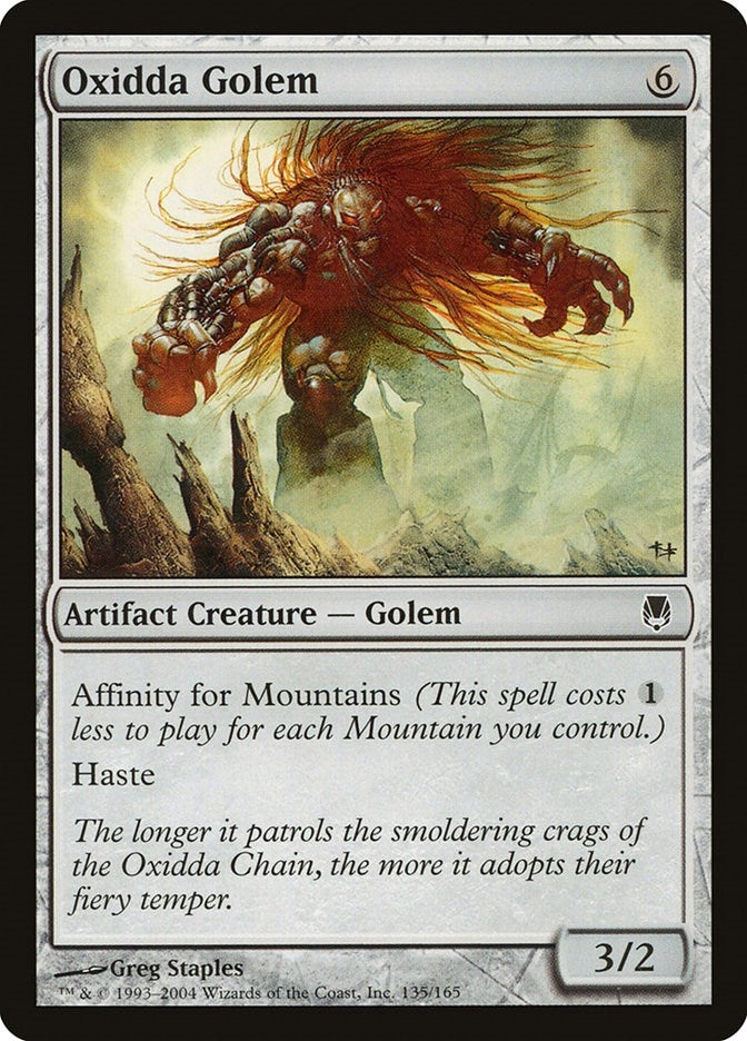 Image for Oxidda Golem (135) (Darksteel) (DST) - Magic: The Gathering