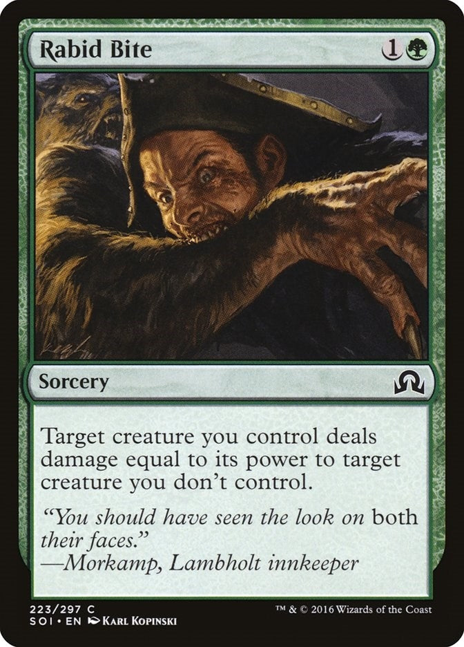 Rabid Bite (223) (Shadows over Innistrad)