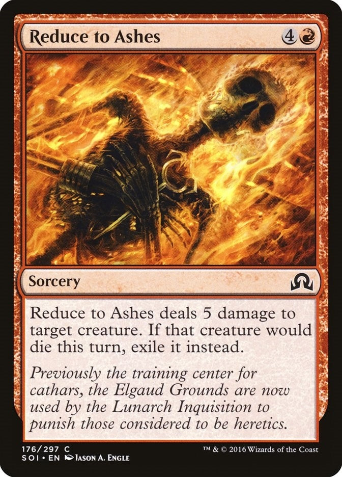 Image for Reduce to Ashes (176) (Shadows over Innistrad) - Magic: The Gathering