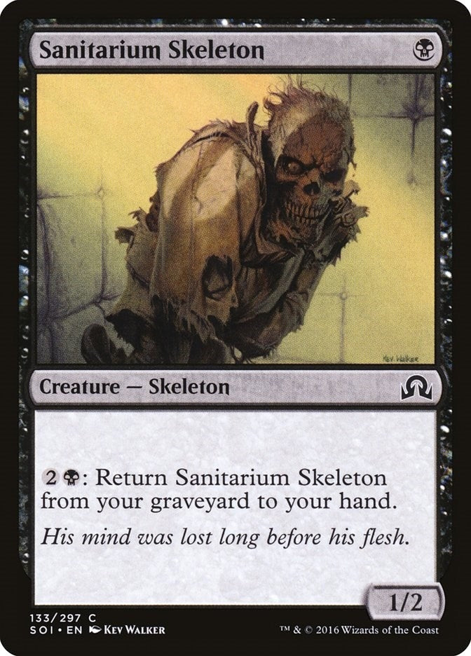 Image for Sanitarium Skeleton (133) (Shadows over Innistrad) - Magic: The Gathering