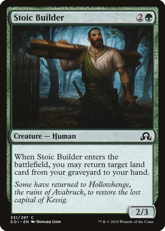 Stoic Builder (231) (Shadows over Innistrad)