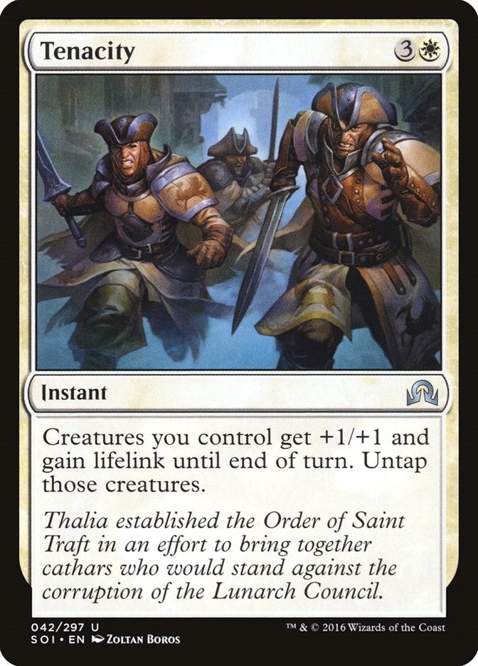 Image for Tenacity (42) (Shadows over Innistrad) - Magic: The Gathering