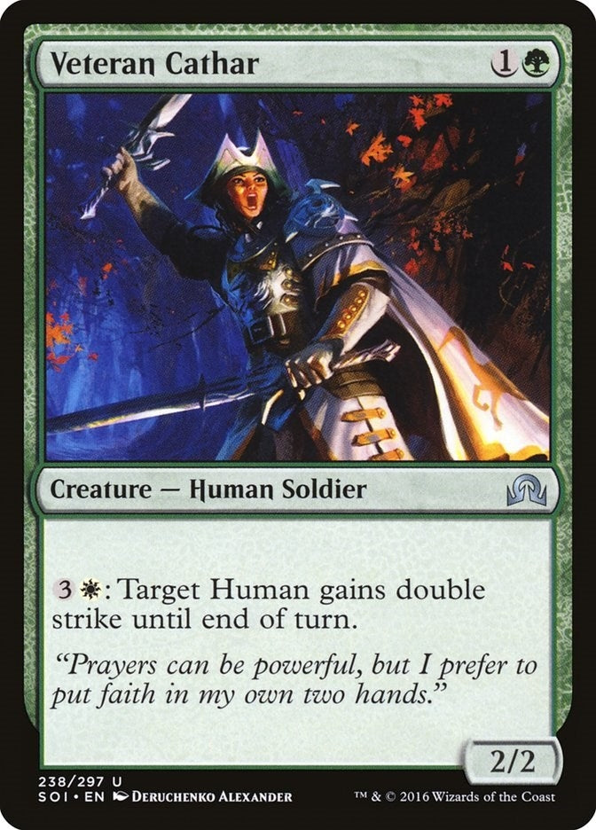Veteran Cathar (238) (Shadows over Innistrad)