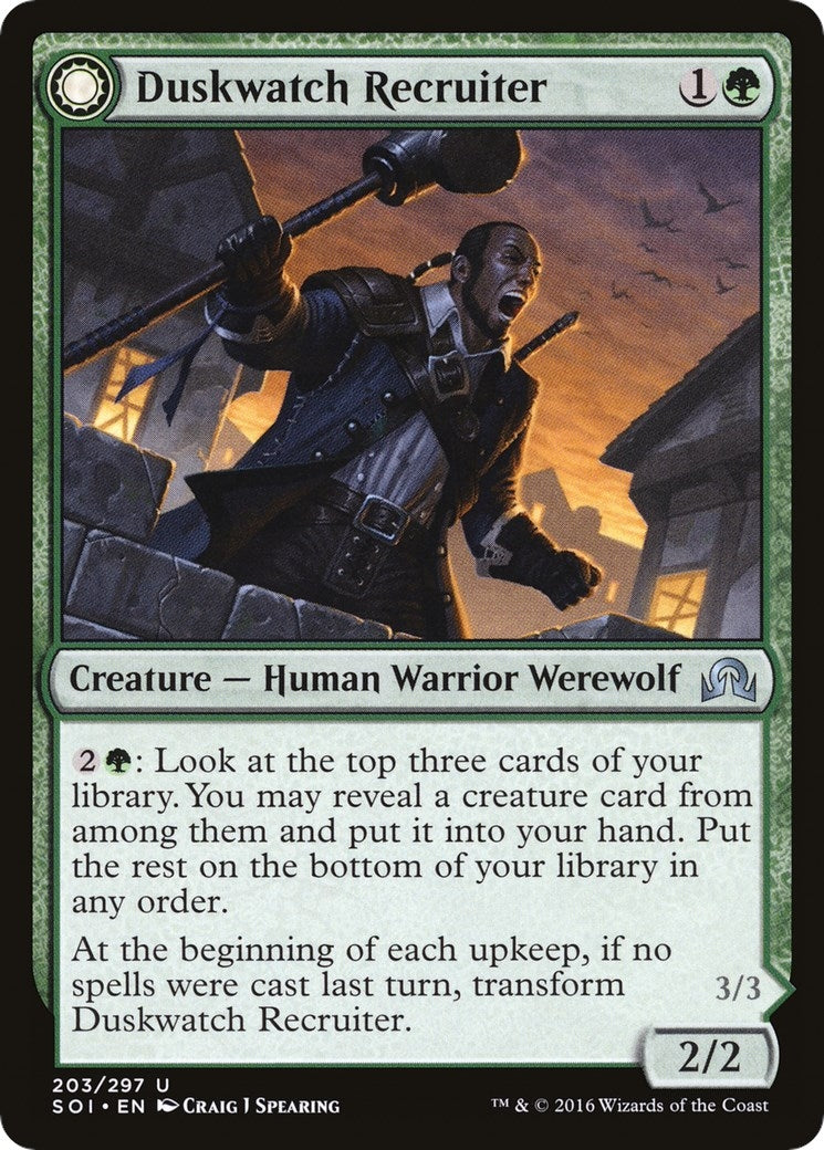 Image for Duskwatch Recruiter (203) (Shadows over Innistrad) - Magic: The Gathering