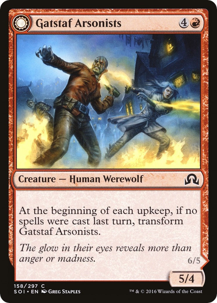 Image for Gatstaf Arsonists (158) (Shadows over Innistrad) - Magic: The Gathering