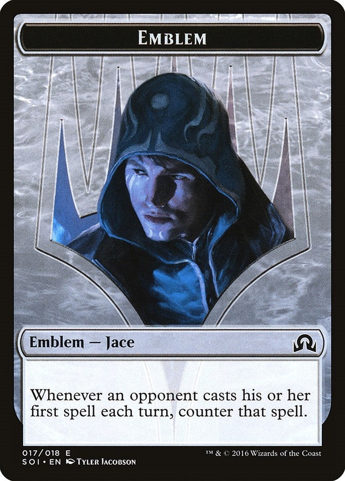 Emblem - Jace, Unraveler of Secrets (17) (Shadows over Innistrad)