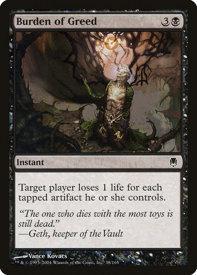 Image for Burden of Greed (38) (Darksteel) (DST) - Magic: The Gathering