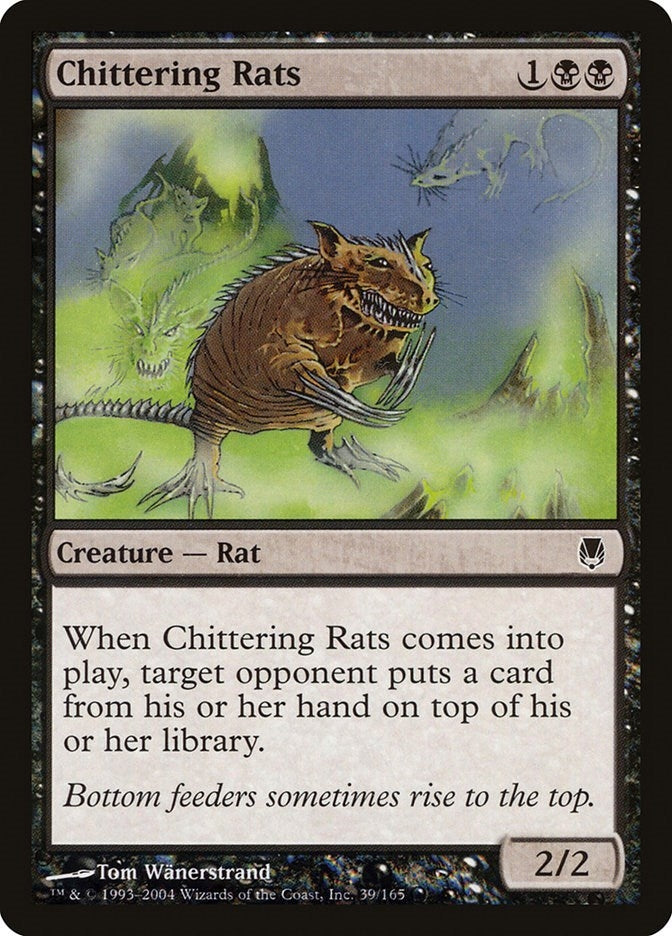 Image for Chittering Rats (39) (Darksteel) (DST) - Magic: The Gathering