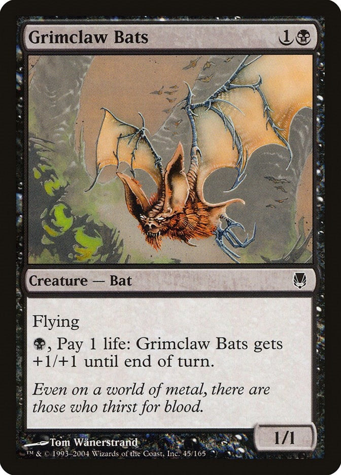 Image for Grimclaw Bats (45) (Darksteel) (DST) - Magic: The Gathering