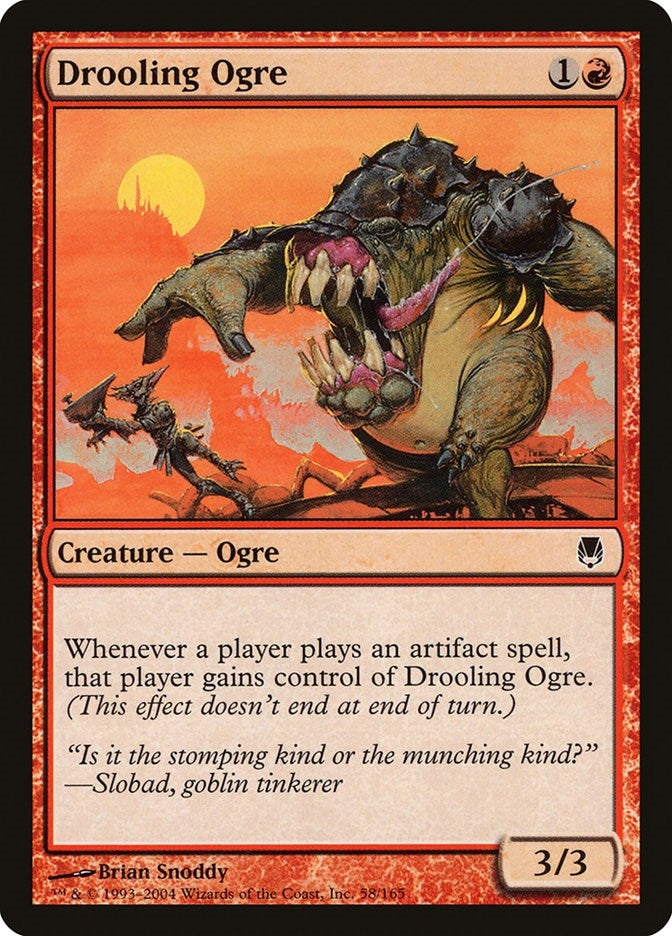 Image for Drooling Ogre (58) (Darksteel) (DST) - Magic: The Gathering