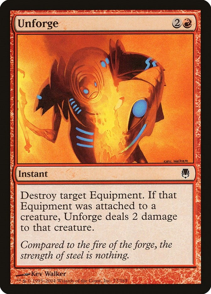 Image for Unforge (71) (Darksteel) (DST) - Magic: The Gathering