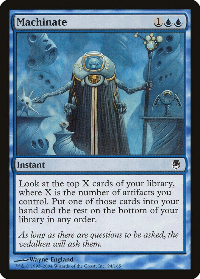 Image for Machinate (24) (Darksteel) (DST) - Magic: The Gathering