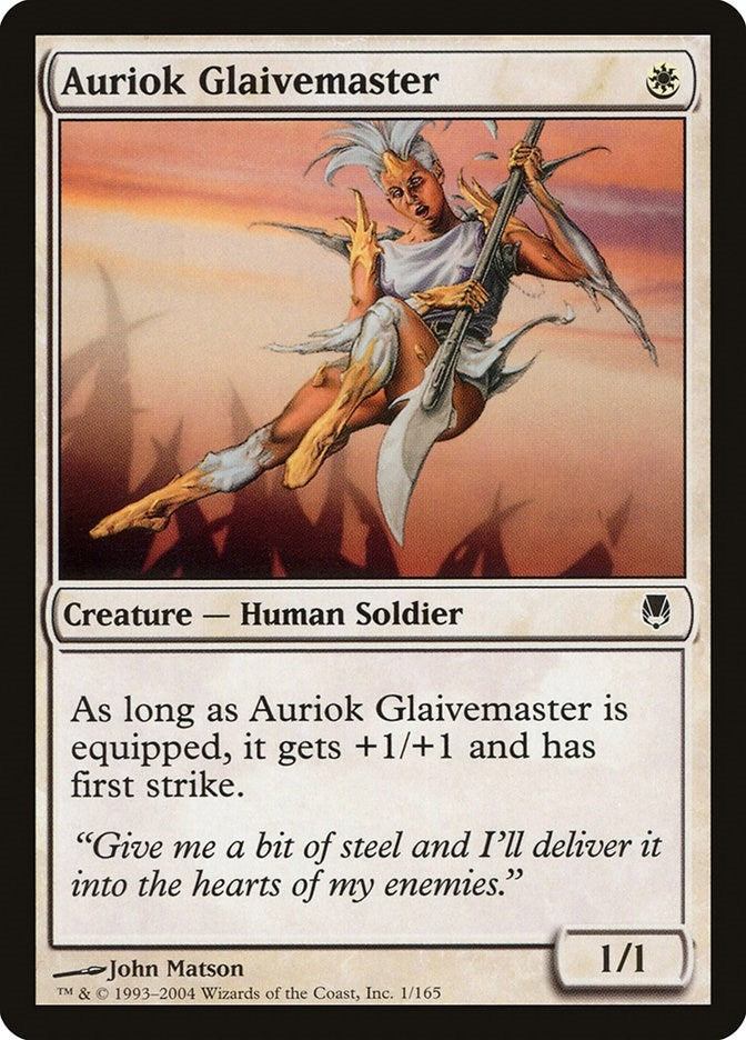 Image for Auriok Glaivemaster (1) (Darksteel) (DST) - Magic: The Gathering