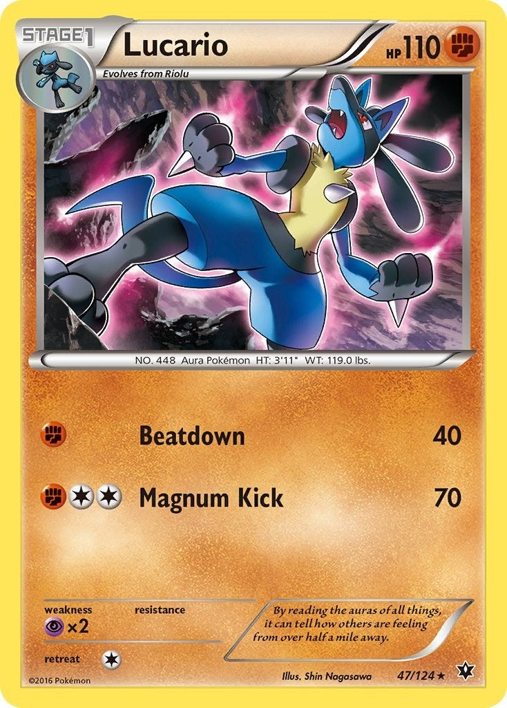 Lucario (47) (47/124) (XY - Fates Collide)