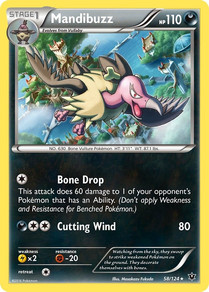 Mandibuzz (58/124) (XY - Fates Collide)