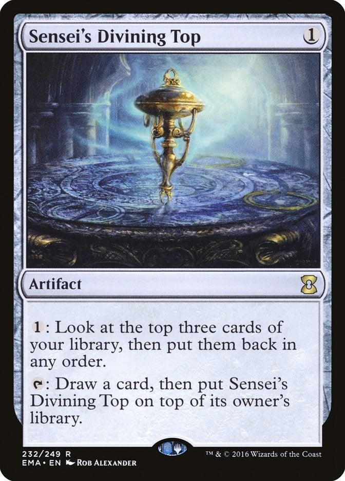 Image for Sensei's Divining Top (232) (Eternal Masters) (EMA) - Magic: The Gathering