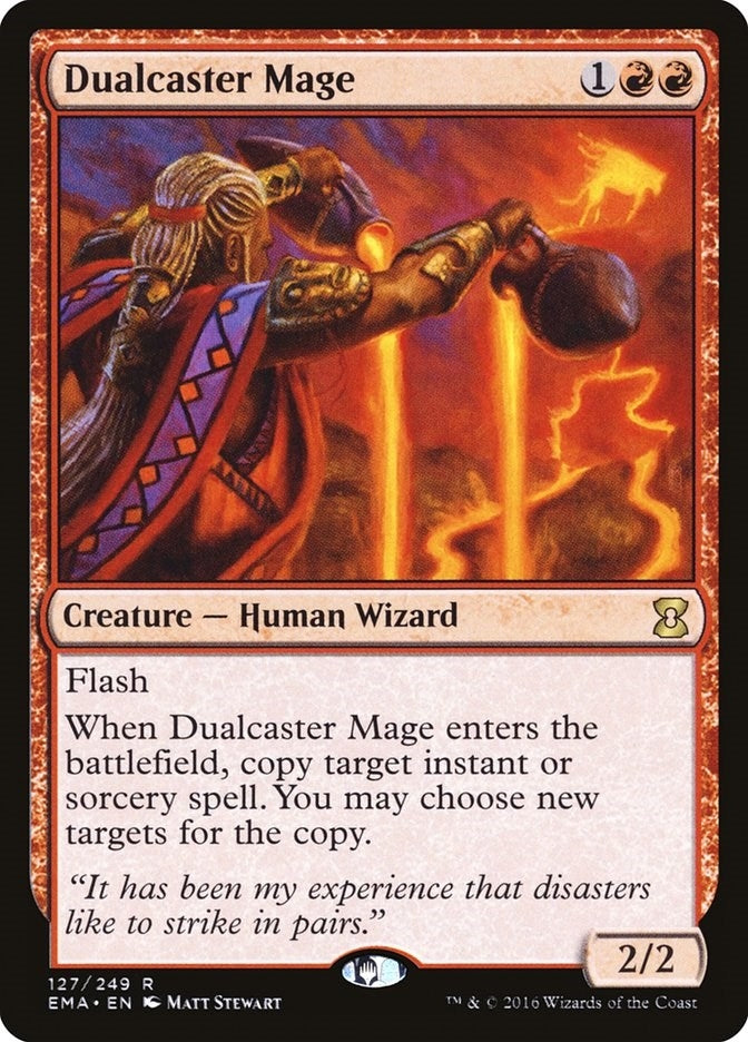 Image for Dualcaster Mage (127) (Eternal Masters) (EMA) - Magic: The Gathering