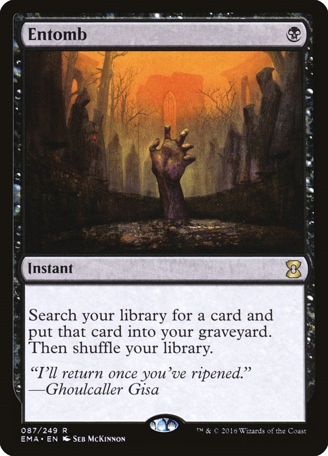 Image for Entomb (87) (Eternal Masters) (EMA) - Magic: The Gathering