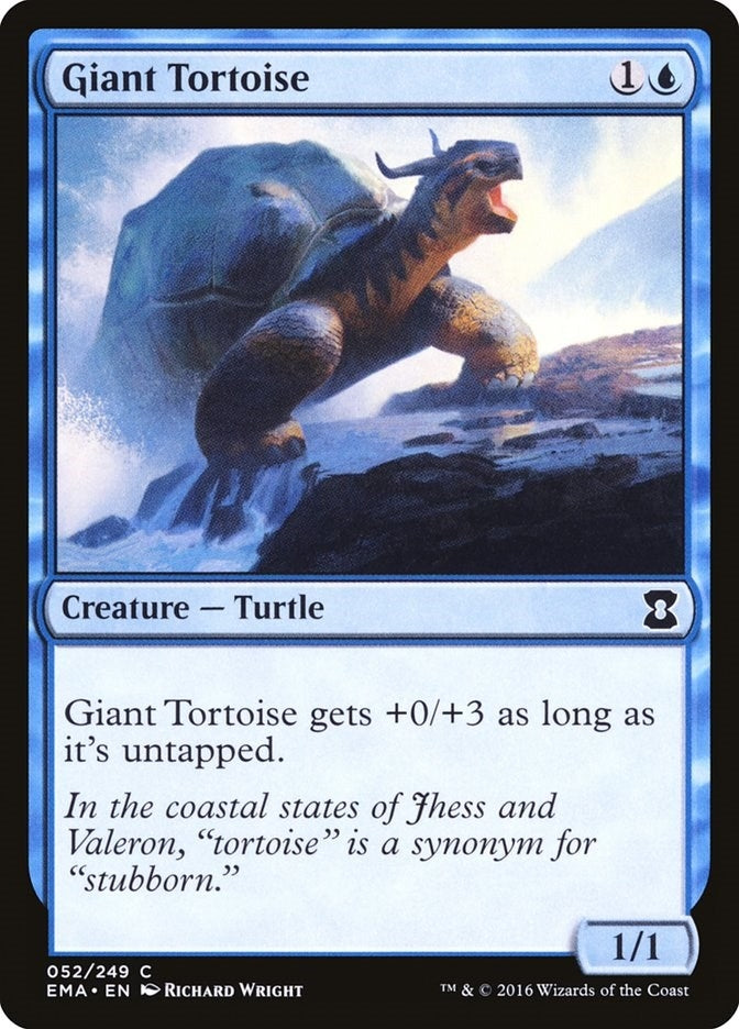 Image for Giant Tortoise (52) (Eternal Masters) (EMA) - Magic: The Gathering