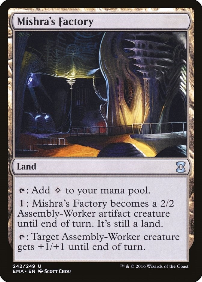 Image for Mishra's Factory (242) (Eternal Masters) (EMA) - Magic: The Gathering