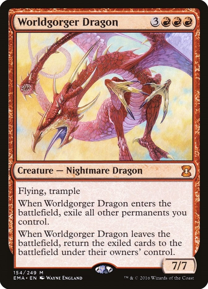 Image for Worldgorger Dragon (154) (Eternal Masters) (EMA) - Magic: The Gathering