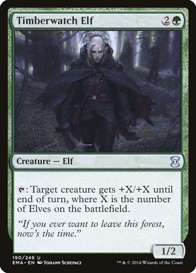 Image for Timberwatch Elf (190) (Eternal Masters) (EMA) - Magic: The Gathering