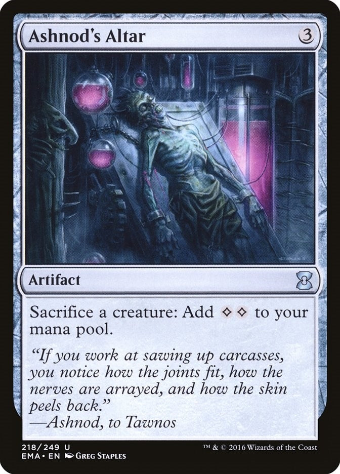 Image for Ashnod's Altar (218) (Eternal Masters) (EMA) - Magic: The Gathering