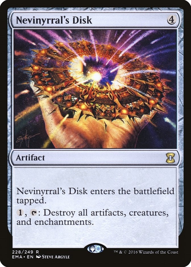 Image for Nevinyrral's Disk (228) (Eternal Masters) (EMA) - Magic: The Gathering