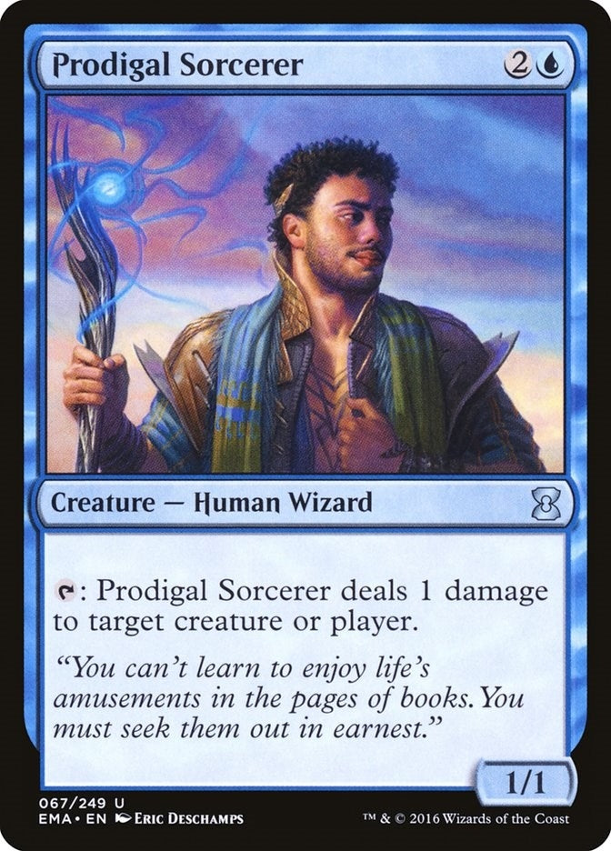 Image for Prodigal Sorcerer (67) (Eternal Masters) (EMA) - Magic: The Gathering