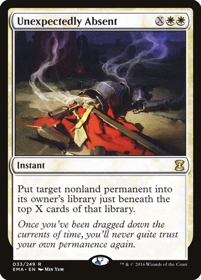 Image for Unexpectedly Absent (33) (Eternal Masters) (EMA) - Magic: The Gathering