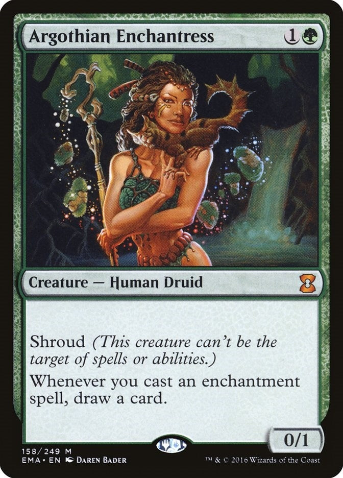 Image for Argothian Enchantress (158) (Eternal Masters) (EMA) - Magic: The Gathering