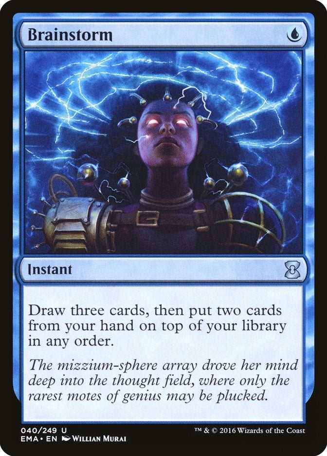 Image for Brainstorm (40) (Eternal Masters) (EMA) - Magic: The Gathering
