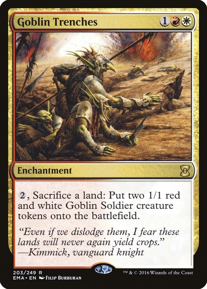 Image for Goblin Trenches (203) (Eternal Masters) (EMA) - Magic: The Gathering