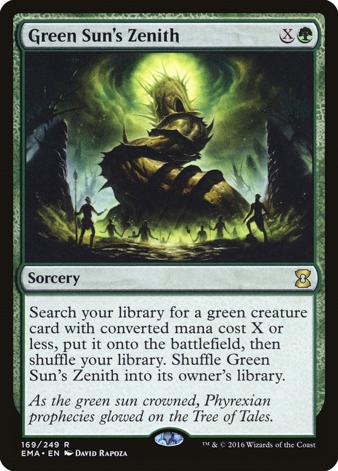 Image for Green Sun's Zenith (169) (Eternal Masters) (EMA) - Magic: The Gathering