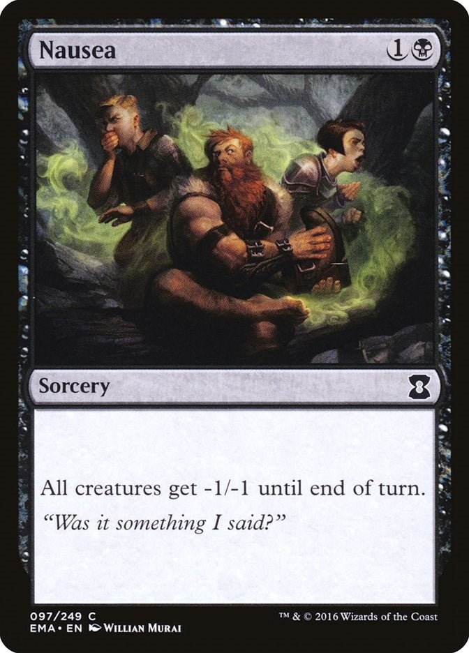 Image for Nausea (97) (Eternal Masters) (EMA) - Magic: The Gathering