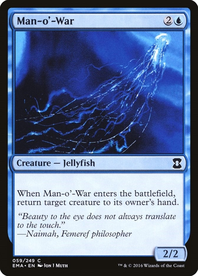 Image for Man-o'-War (59) (Eternal Masters) (EMA) - Magic: The Gathering