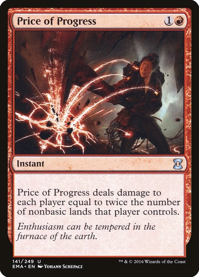 Image for Price of Progress (141) (Eternal Masters) (EMA) - Magic: The Gathering