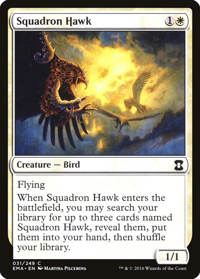 Image for Squadron Hawk (31) (Eternal Masters) (EMA) - Magic: The Gathering