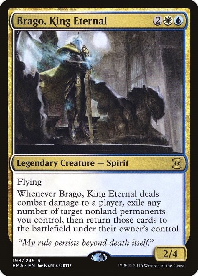 Image for Brago, King Eternal (198) (Eternal Masters) (EMA) - Magic: The Gathering
