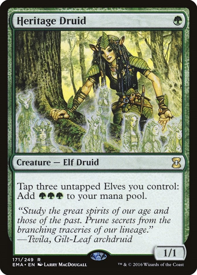 Image for Heritage Druid (171) (Eternal Masters) (EMA) - Magic: The Gathering