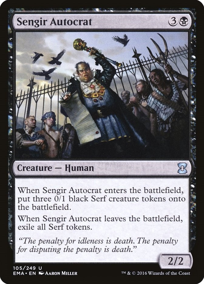 Image for Sengir Autocrat (105) (Eternal Masters) (EMA) - Magic: The Gathering