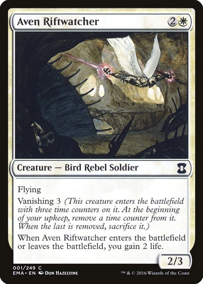 Image for Aven Riftwatcher (1) (Eternal Masters) (EMA) - Magic: The Gathering