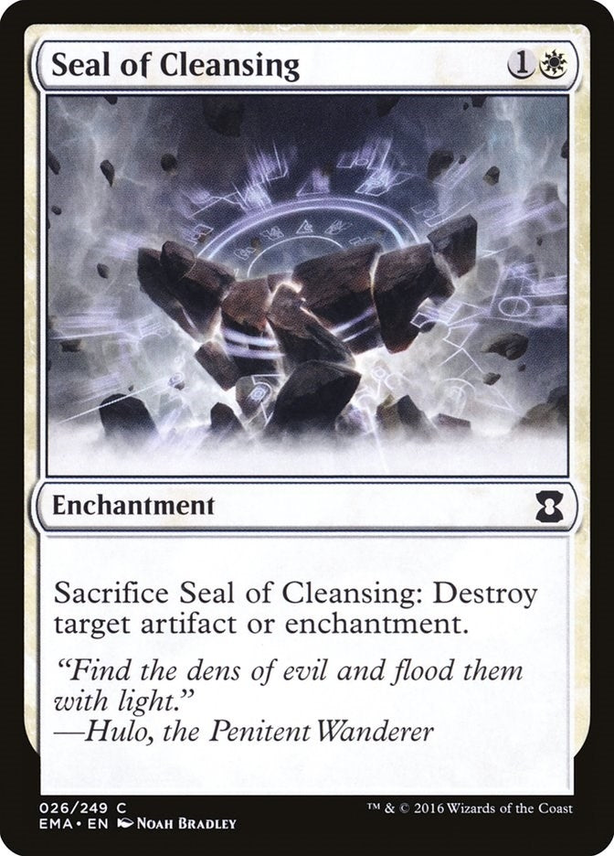 Image for Seal of Cleansing (26) (Eternal Masters) (EMA) - Magic: The Gathering