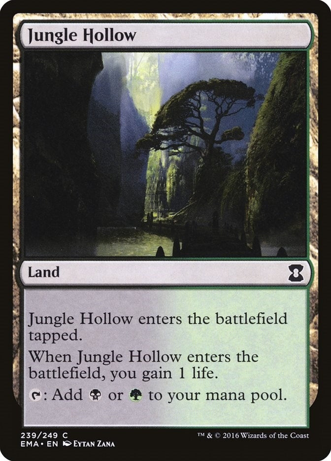 Image for Jungle Hollow (239) (Eternal Masters) (EMA) - Magic: The Gathering