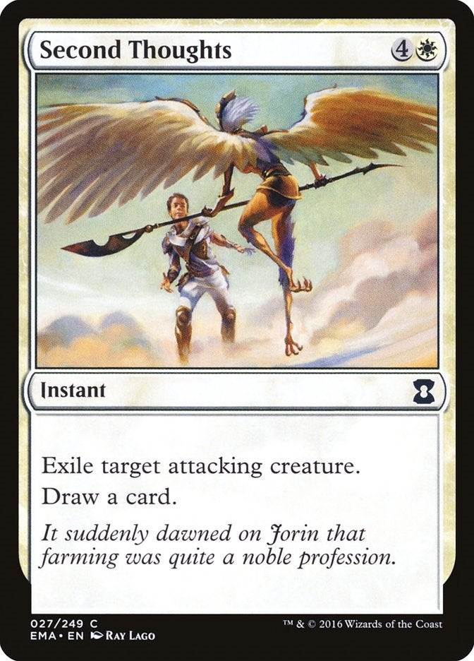 Image for Second Thoughts (27) (Eternal Masters) (EMA) - Magic: The Gathering