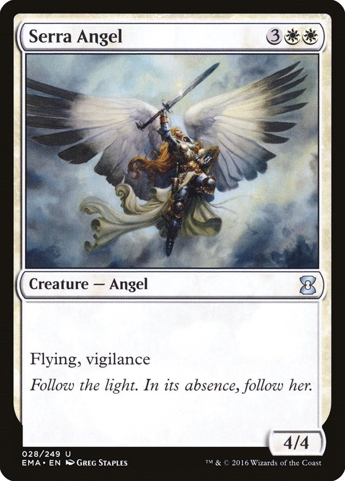 Image for Serra Angel (28) (Eternal Masters) (EMA) - Magic: The Gathering