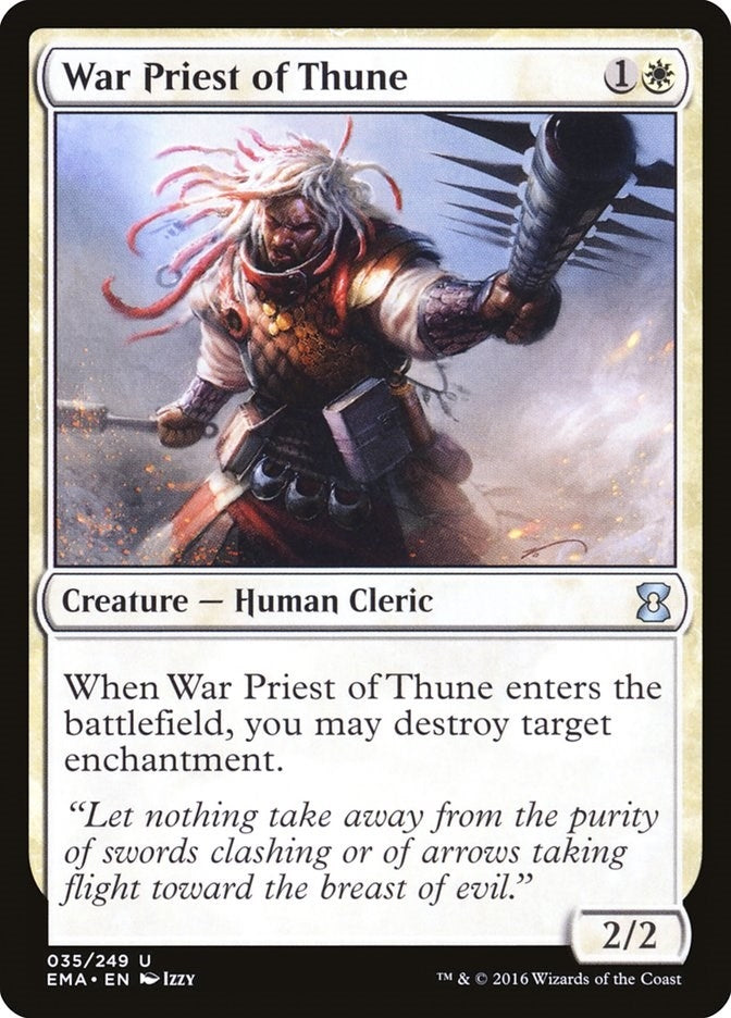 Image for War Priest of Thune (35) (Eternal Masters) (EMA) - Magic: The Gathering