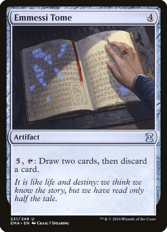 Image for Emmessi Tome (221) (Eternal Masters) (EMA) - Magic: The Gathering